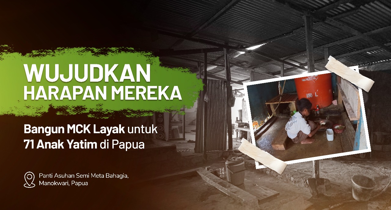 Bangun MCK Panti Pedalaman Papua - BMH Papua Barat